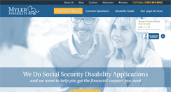 Desktop Screenshot of mylerdisability.com